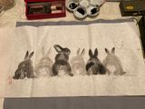 Sumie Rabbits 